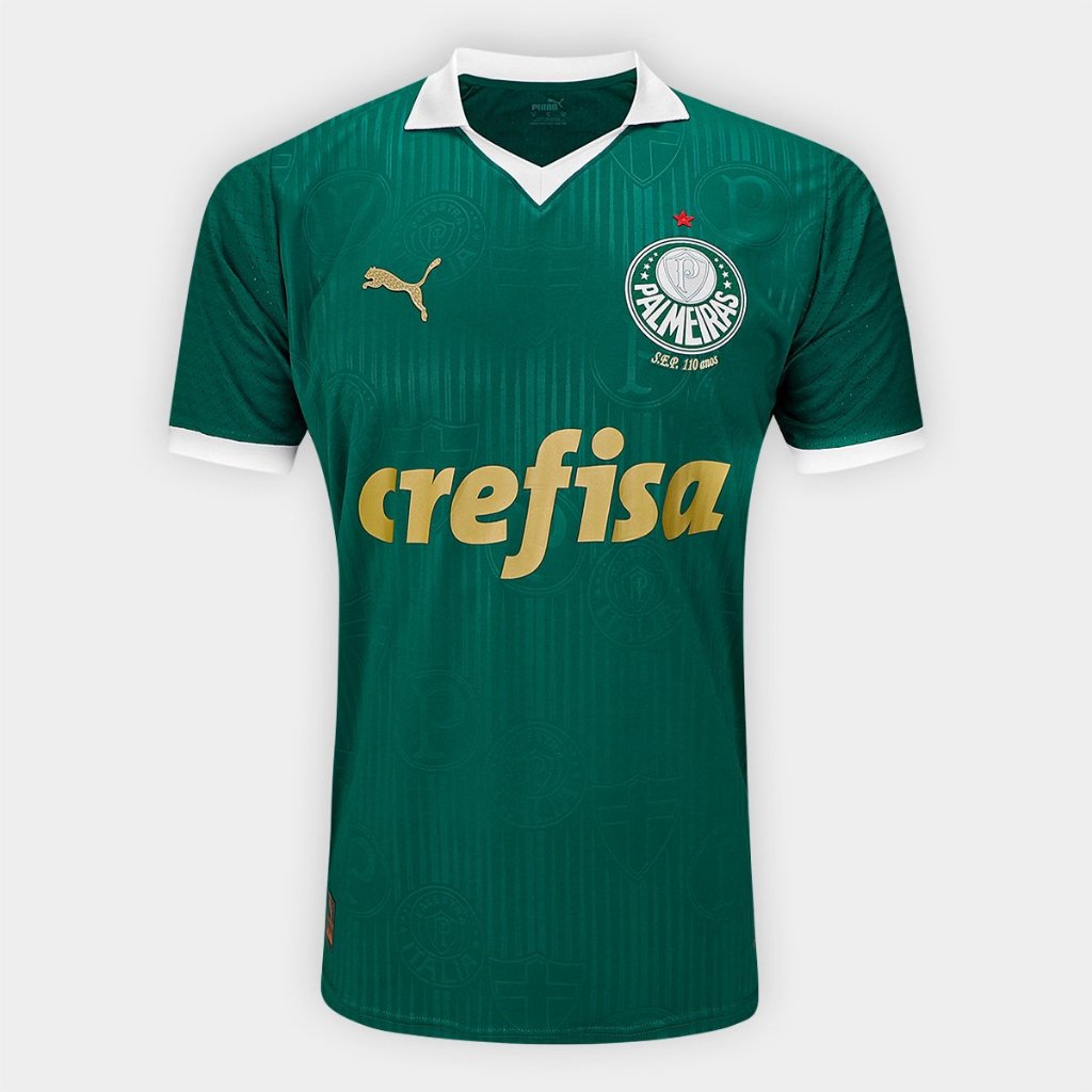 Camisa do Palmeiras Verde 2024 2025 Camiseta de Time Tailandesa