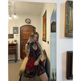 Vestido Indiano Batik Curtinho