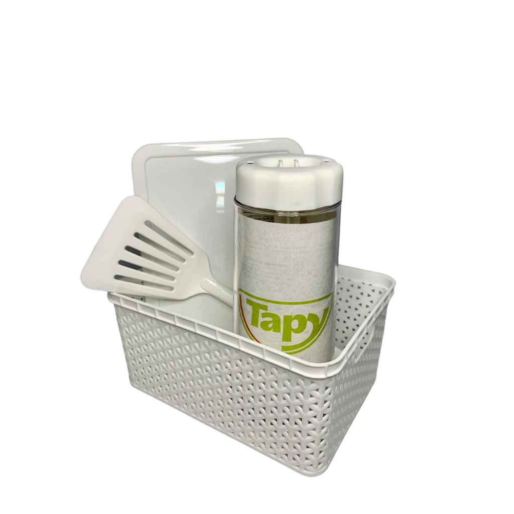 Kit Tapioqueira Tapy + Espátula + Caixa - Branco | Shopee Brasil