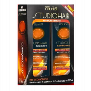 Shampoo + Condicionador Muriel Nutri e Brilho 250ml Mais Proteção e Perfume Para Seu Cabelo