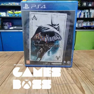 Jogo PS4 /Coleção Batman Return to Arkham Mídia Física