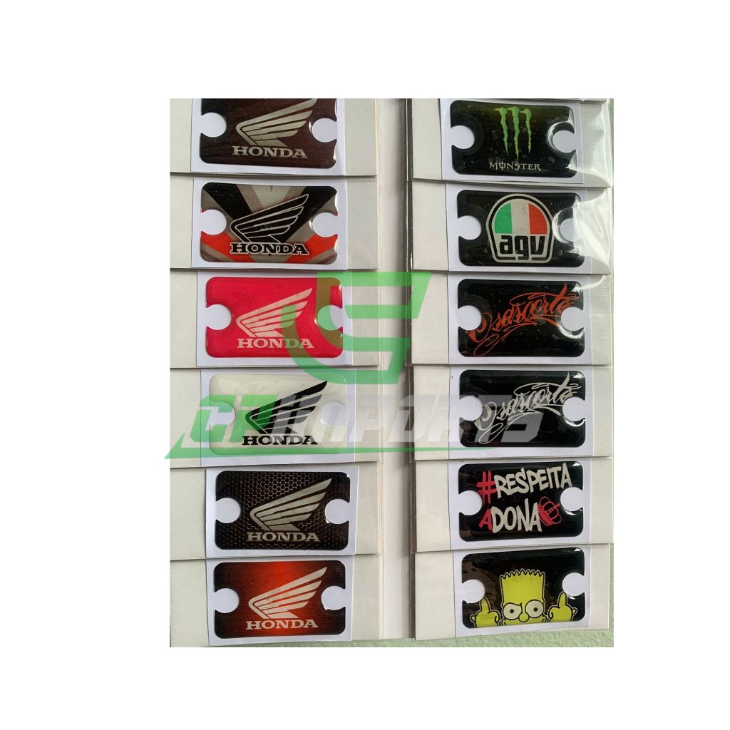 Adesivo Burrinho de freio kit c/ 4 unidades sortidos