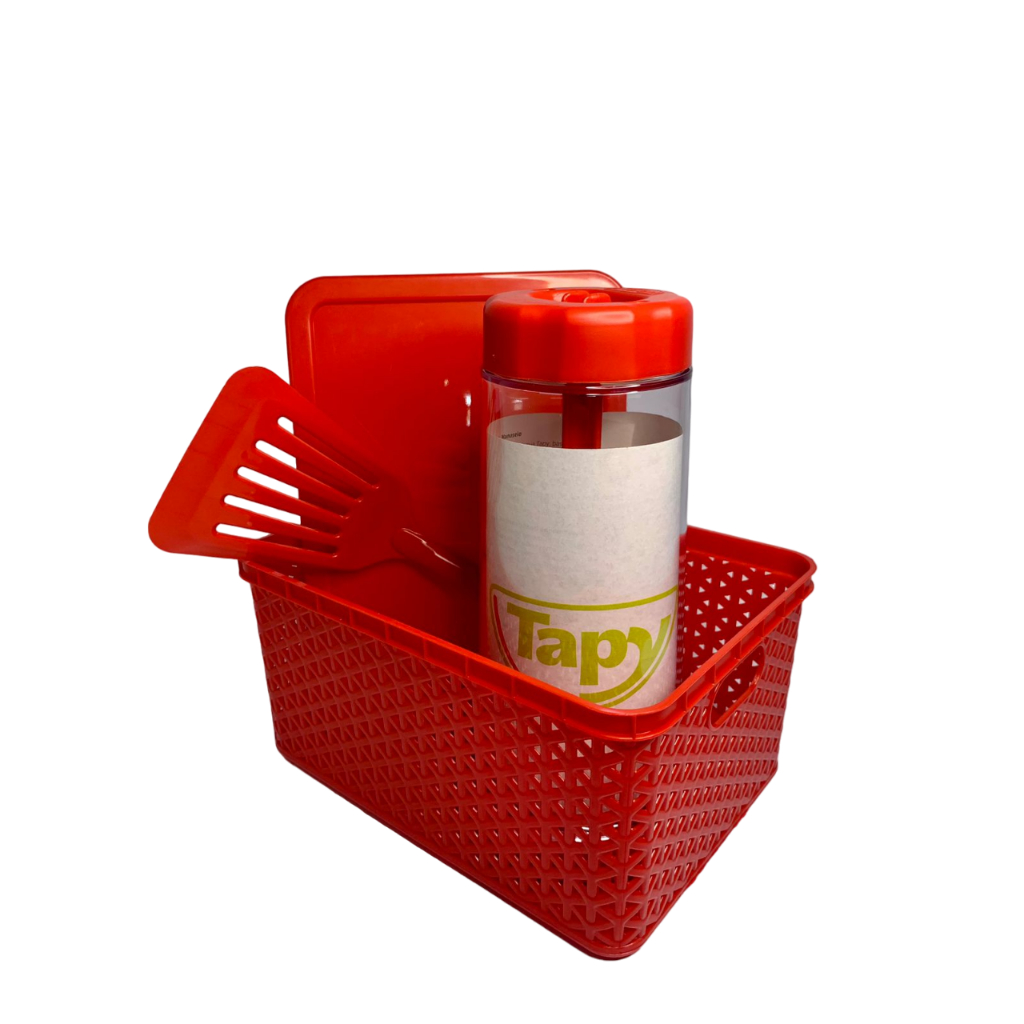 Kit Tapioqueira Tapy + Espátula + Caixa -Vermelho | Shopee Brasil