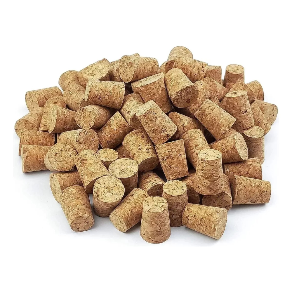 100 Peças Rolhas De Cortiça 19x20x17 Para Vidro de leite De Coco