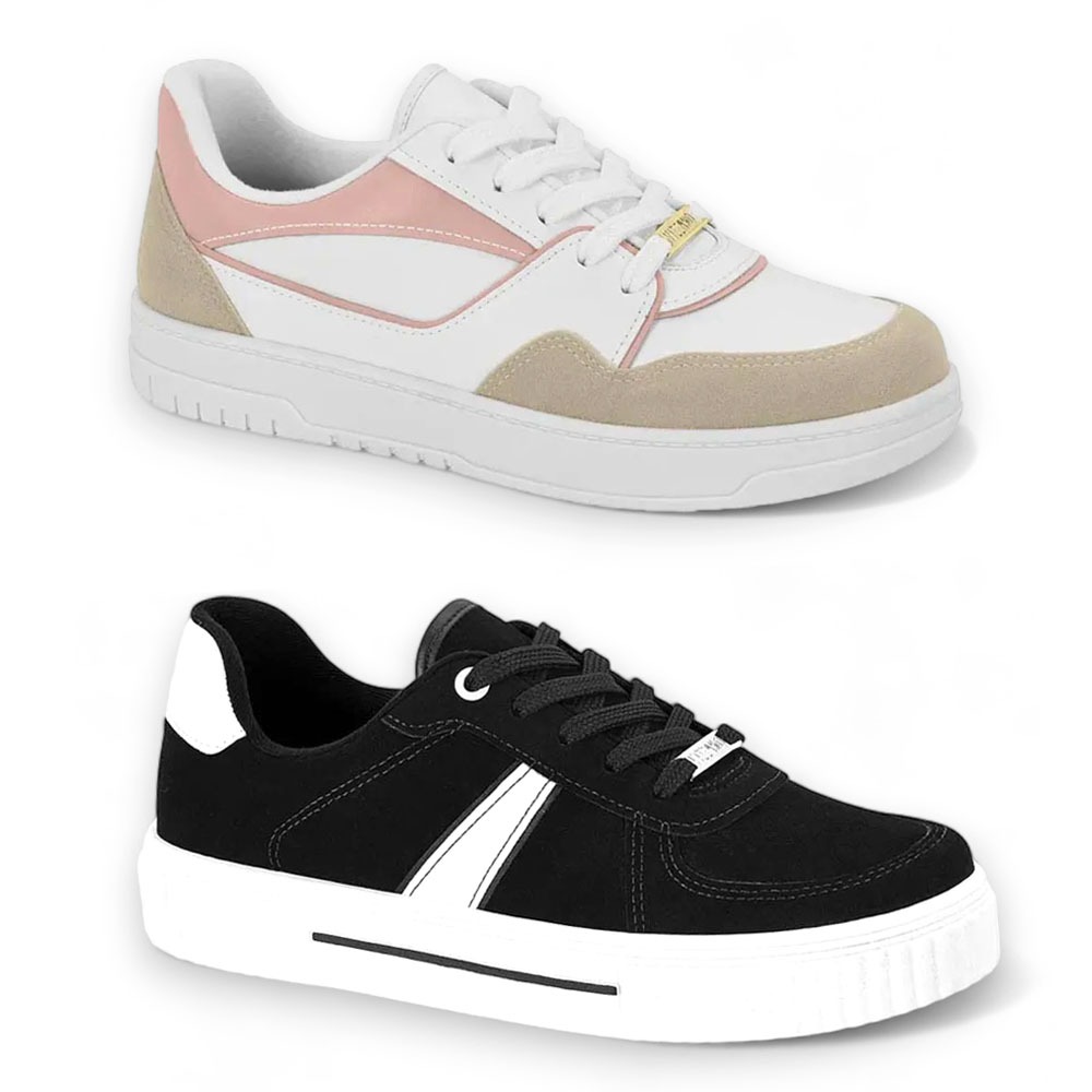 Tenis Feminino Vizzano Original Plataforma Conforto Branco Modelos