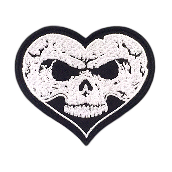 Patch Bordado Alexisonfire HeartSkull - Termocolante | Shopee Brasil