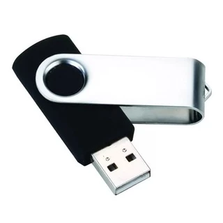 Pen Drive Giratório Preto (PROMOÇÃO!)