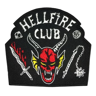 Patch Bordado Hellfire Club Stranger Things - Termocolante