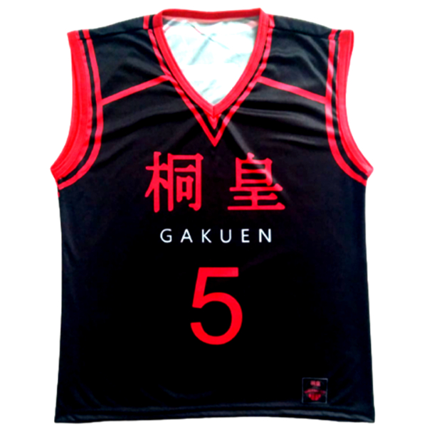 Camisa Kuroko no Basket - Regata / Uniforme Cosplay - Too Gakuen / Aomine