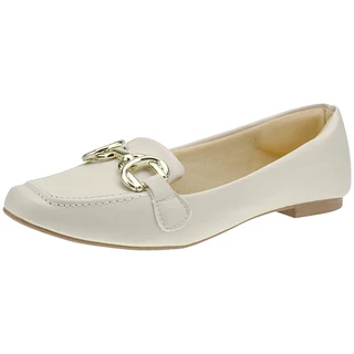 Mocassim Feminino Sola Rasteira Sapatilha Enfeite Bridão Lançamento Novidade Macio Promoção