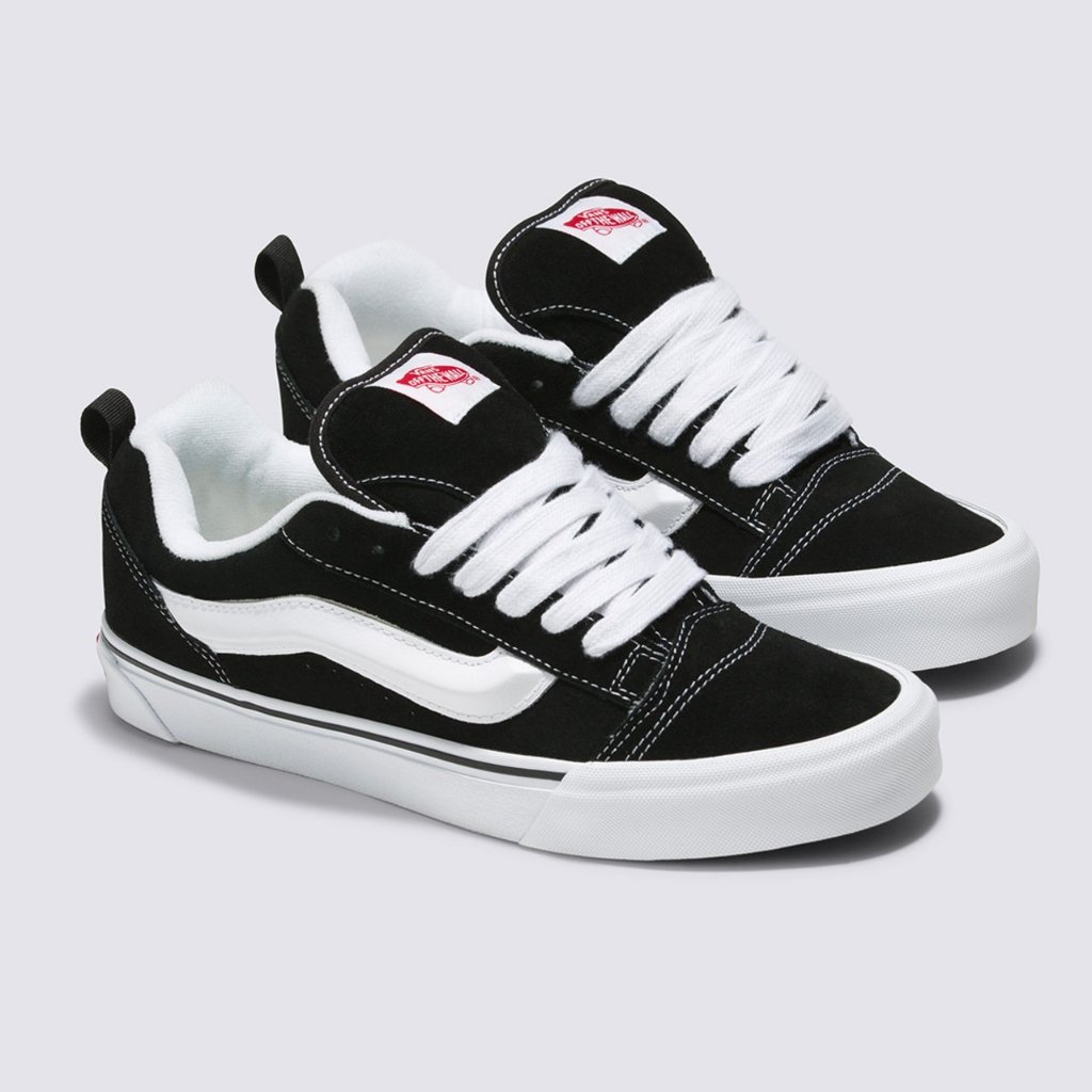 TÊNIS VANS KNU SKOOL BLACK TRUE WHITE PRETO E BRANCO