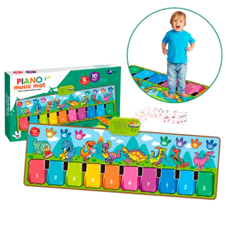 Piano Musical Tapete Infantil Brinquedo Educativo Teclado