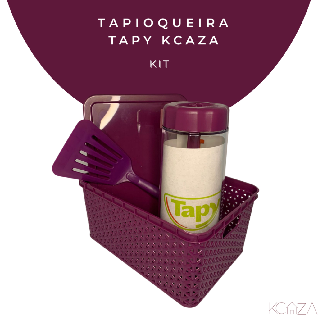 Kit Tapioqueira Tapy + Espátula + Caixa - Oak Leaf | Shopee Brasil