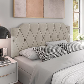 Painel Cabeceira Bruna Cama Box Casal 1,40/1,60 Várias Cores