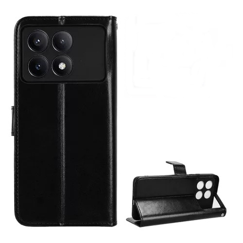 Capa Case Carteira para Xiaomi Poco X6 Pro / Poco X6 Flip Wallet