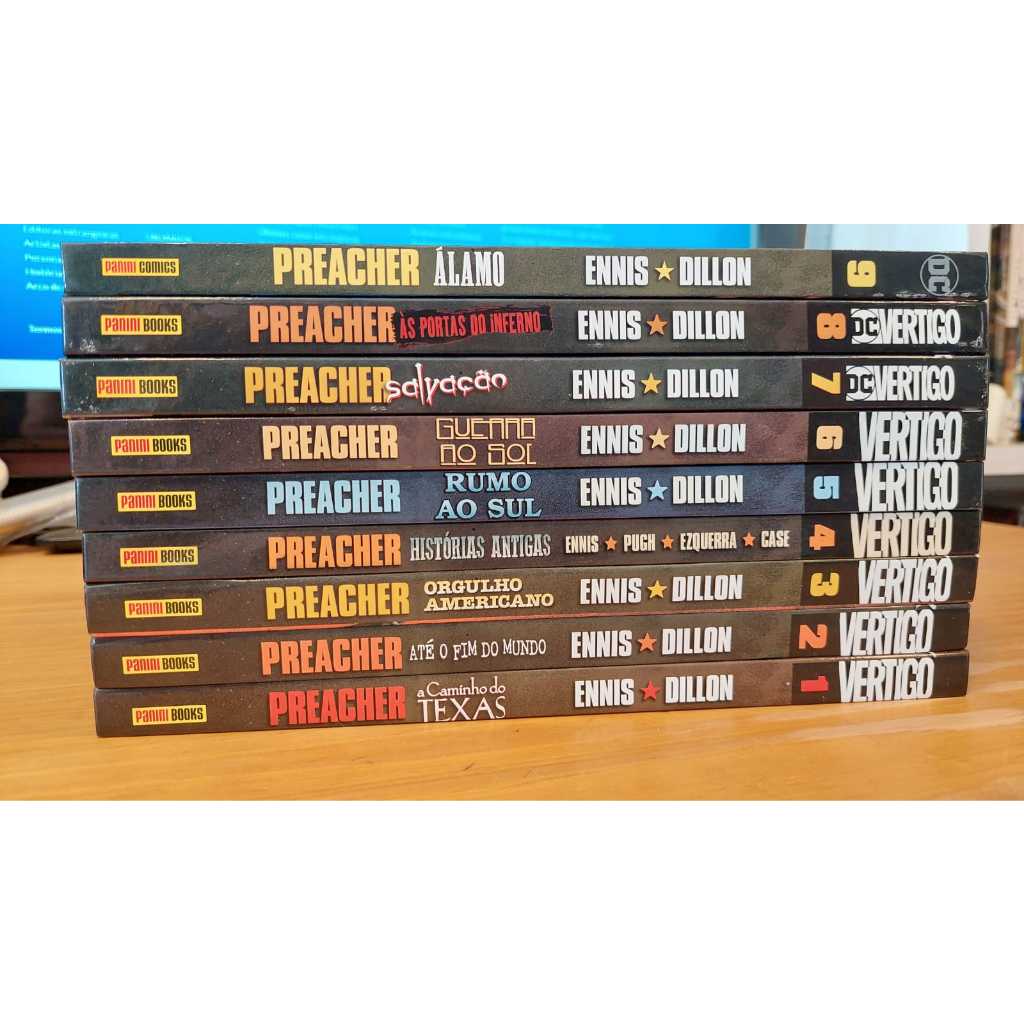 Preacher Coleção Completa - Panini Capa Dura
