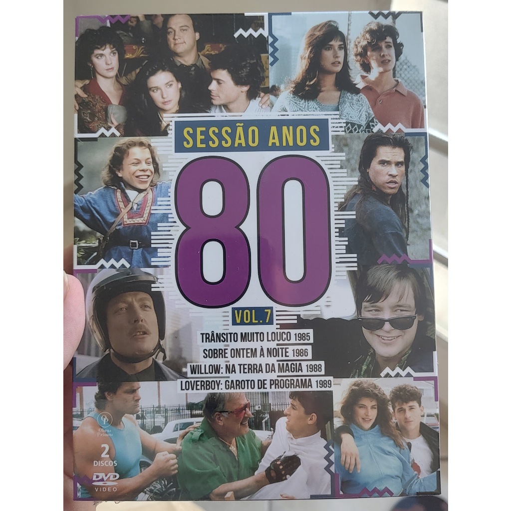 Box DVD Sessão Anos 80 Vol 7 - Lacrado Original