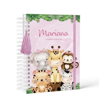 Caderneta de Saúde - Menina - Personalizada - Capa Dura - Vários Temas em Oferta na Shopee