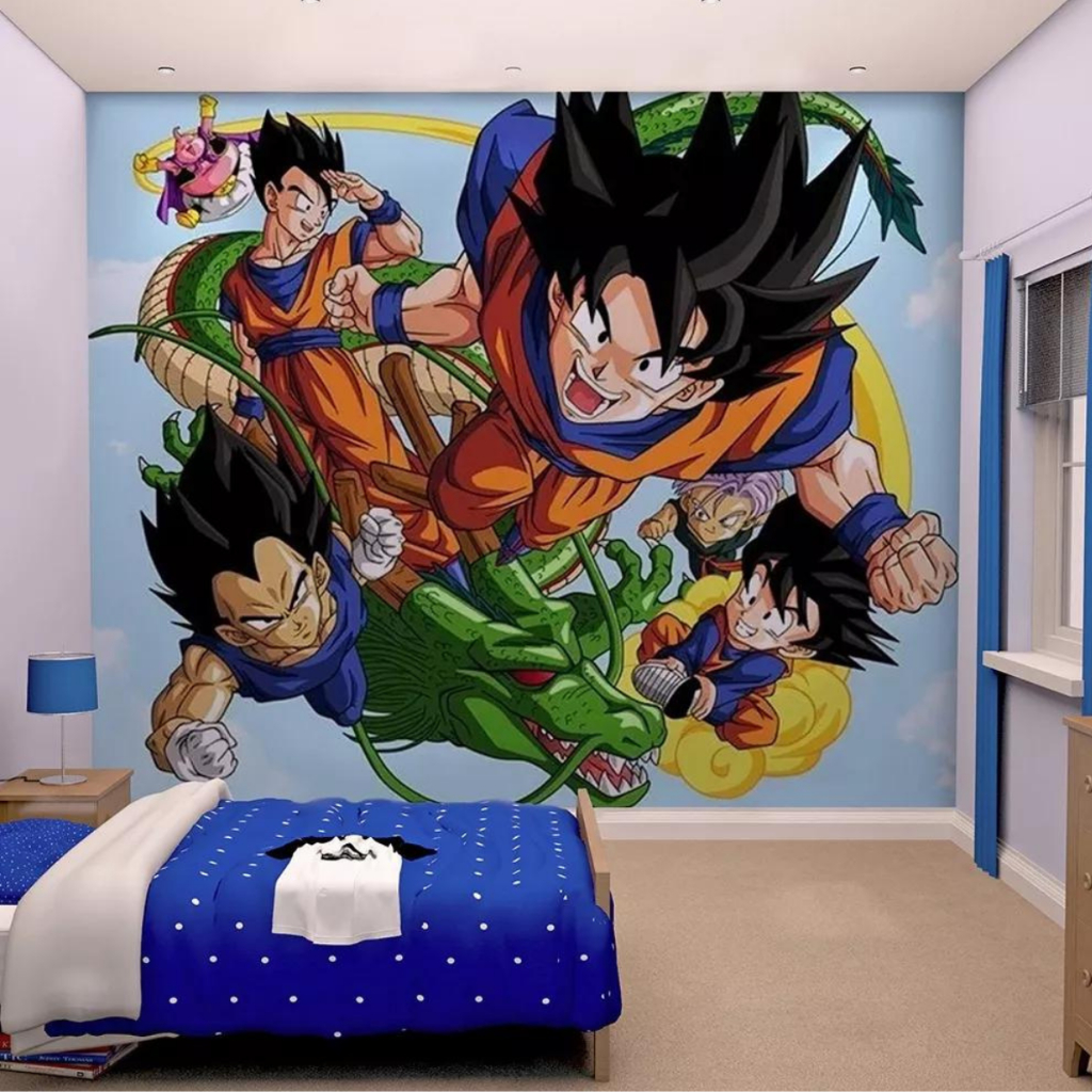 Autocolante de parede Son Goku, Dragon Ball