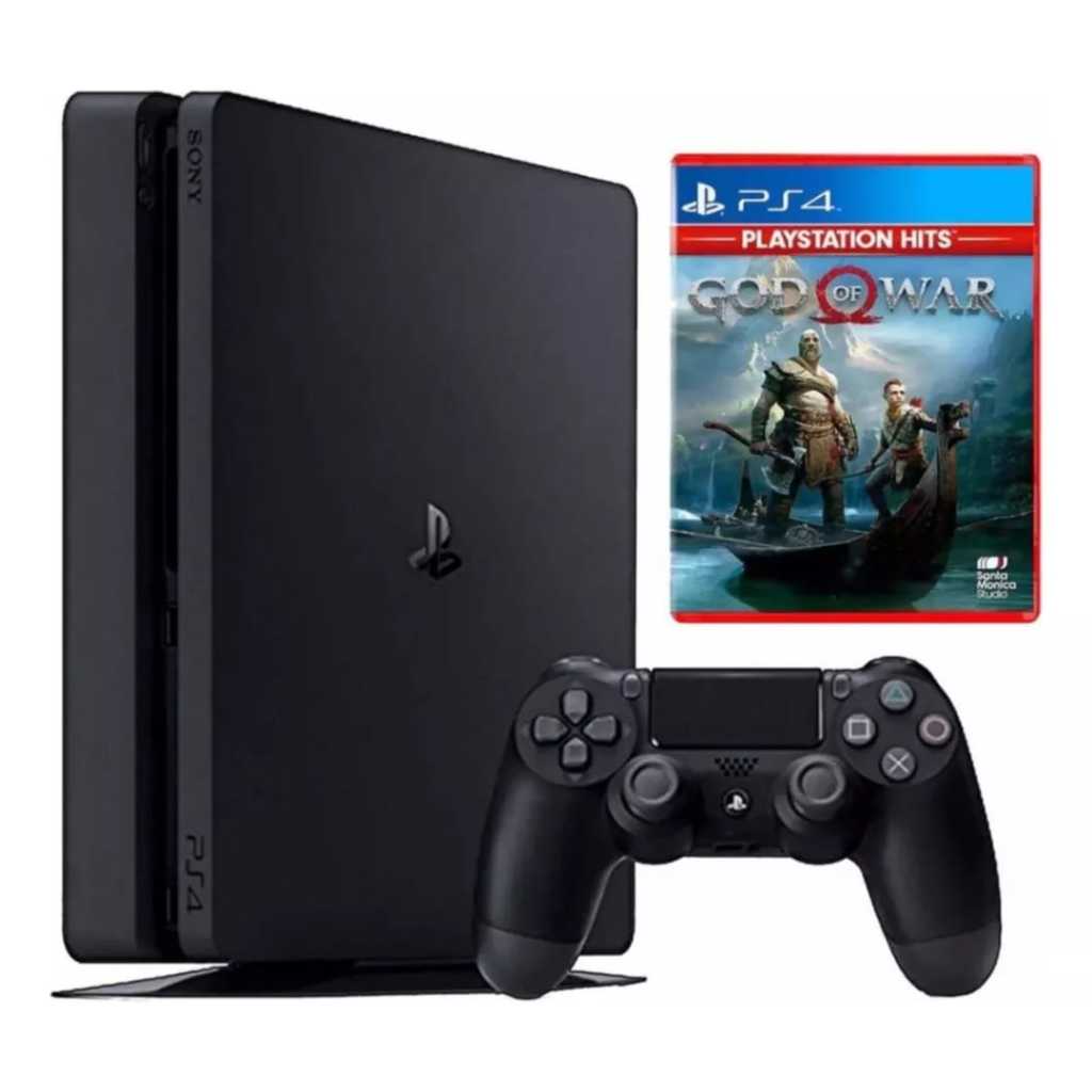 Console Ps4 Slim 1TB - Garantia + 1 Jogo