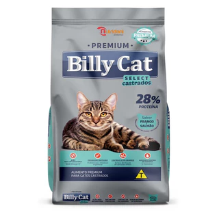 Ração Billy cat gatos castrados 7kg