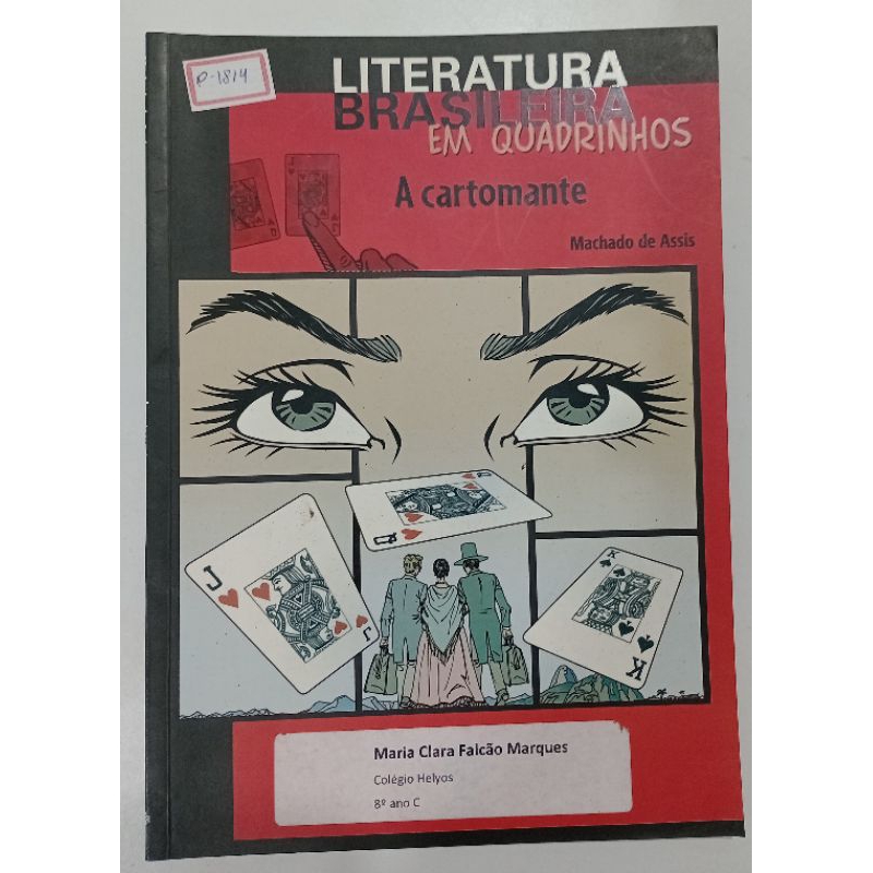 Livro - A cartomante: Literatura Brasileira em quadrinhos - Machado de Assis