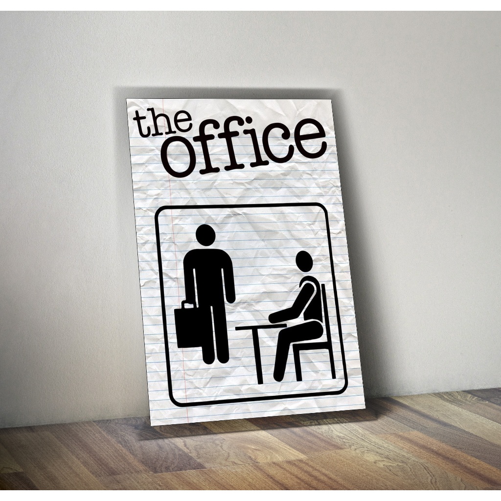Placa Decorativa MDF (14x20cm ou 20x28cm) The Office (Série