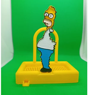 Suporte para esponja - Homer Simpson na moita