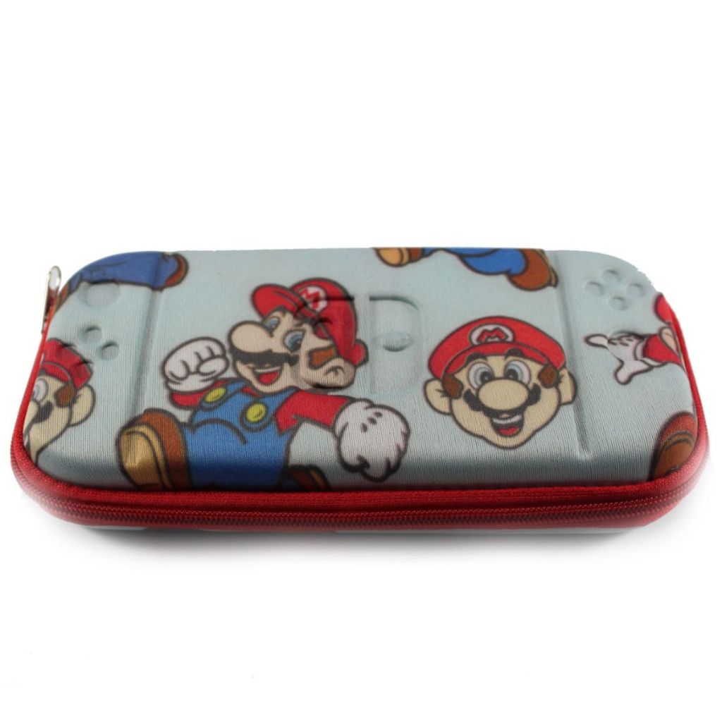 Case Estojo Bolsa Para Nintendo Switch Lite Protetor Rígido Mario Bros Com Alças