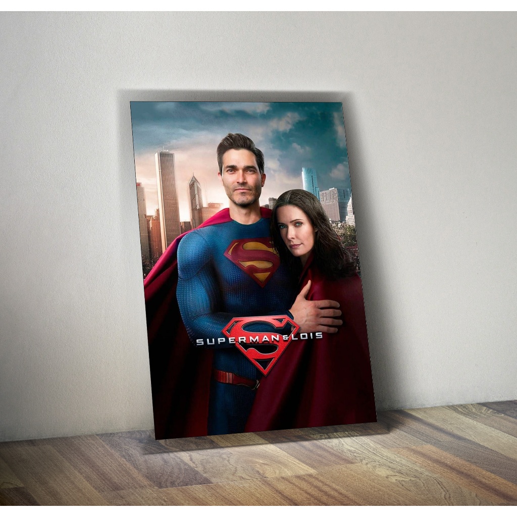 Placa Decorativa MDF (14x20cm ou 20x28cm) Superman & Lois (Série