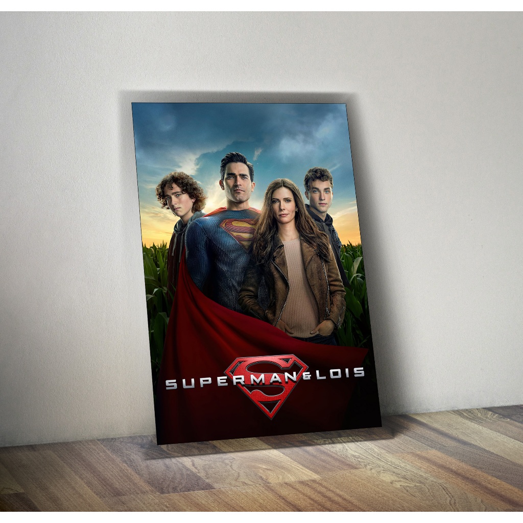 Placa Decorativa MDF (14x20cm ou 20x28cm) Superman & Lois (Série