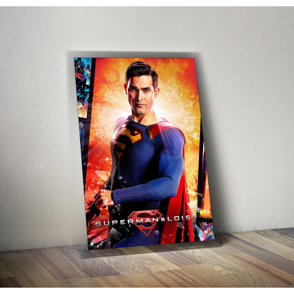 Placa Decorativa MDF (14x20cm ou 20x28cm) Superman & Lois (Série