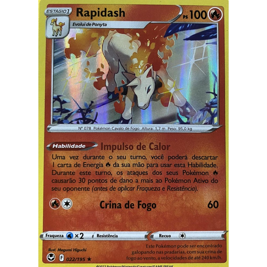 Pokémon TCG: Rapidash Flames & Fairies - Rapidash Card Cases (65
