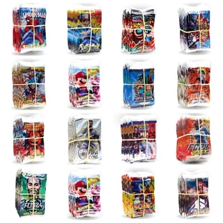 KIT 400 CARDS sortido - Naruto, Pokemon, Fifa 24, One Piece, Dragon Ball, Champions League 24, Homem Aranha, Avatar, Five Nights, etc
