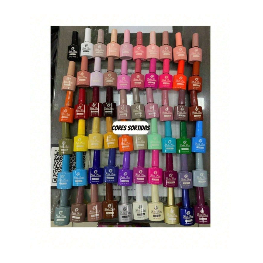 Kit 15 Esmalte Aleatórias Em Gel Bela Rosa ZEM Lirio Coloridos Ofertas