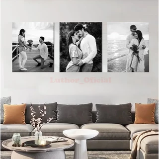 Personalize Quadro Com Sua Foto 3 Peças, 1 Em Cada Peça LO 38