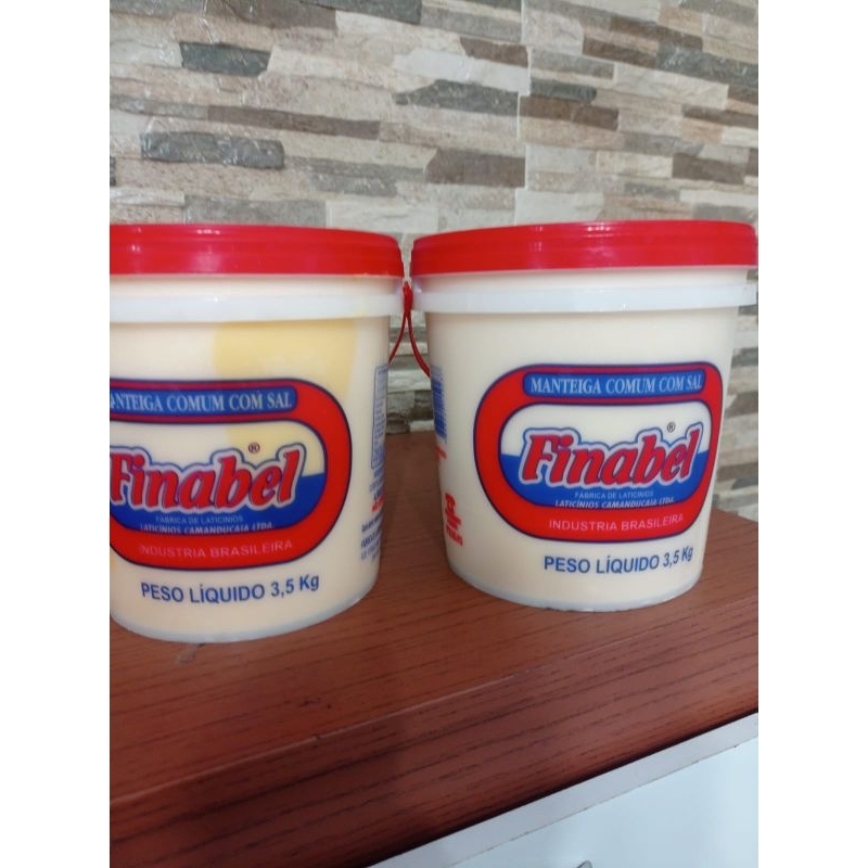 manteiga com sal finabel 3,500kg 1°Qualidade