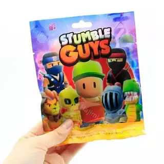 1 Pacote Stumble Guys - 1 Boneco Surpresa + 3 Cards - A Pronta Entrega