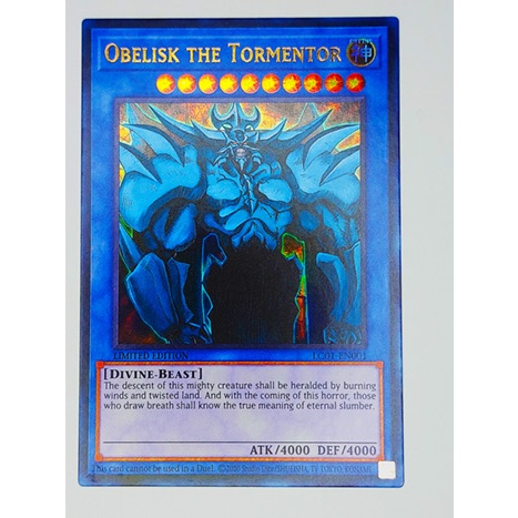 Yugioh Oblisco Original o atormentador Versão Americana