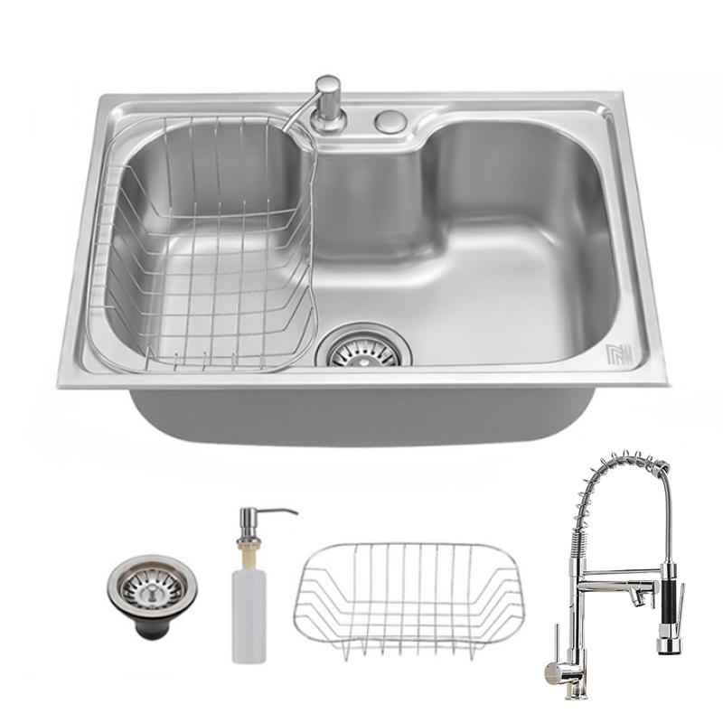 Cuba para Cozinha pia com Acessórios Inox Carajás e De Corte Pingoo