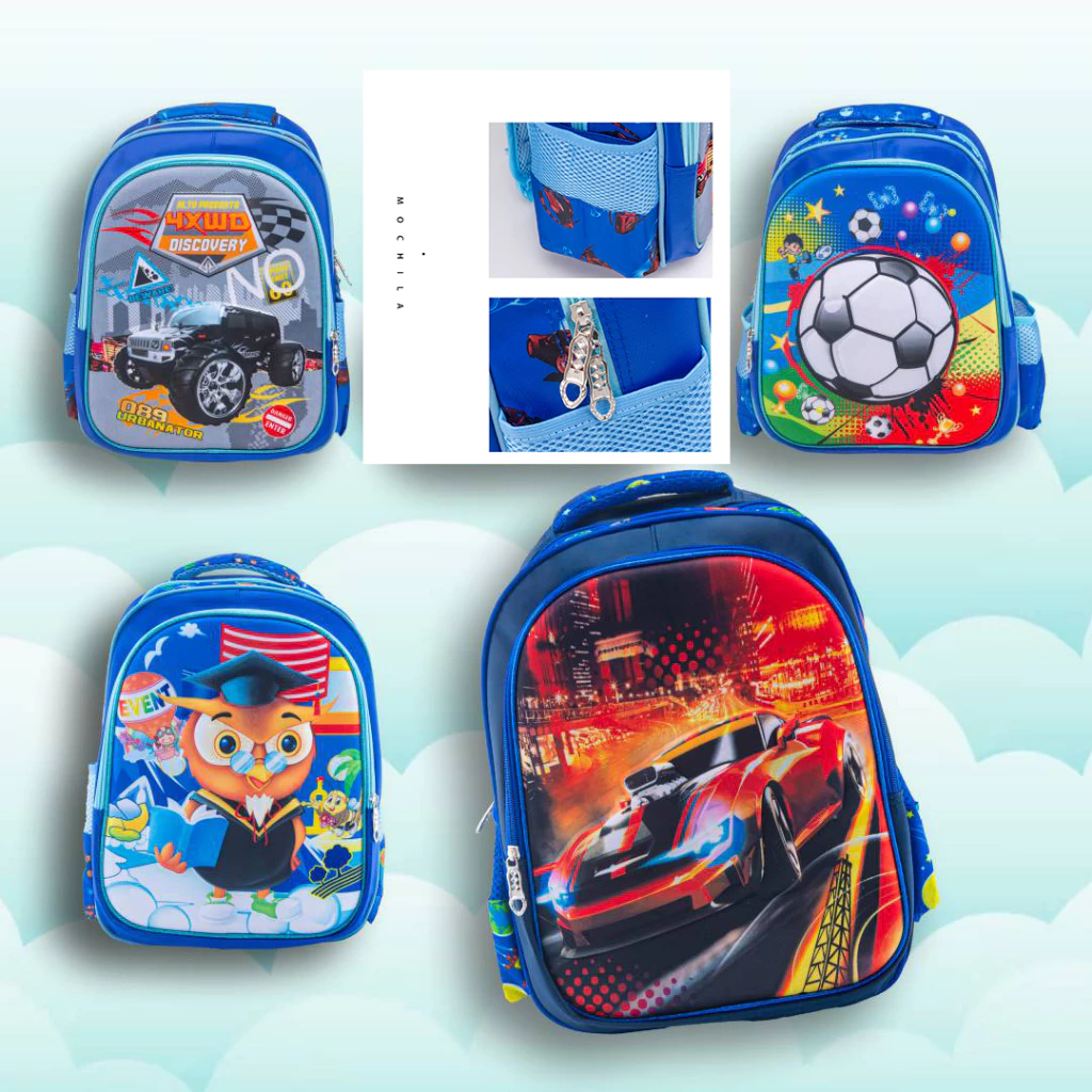 Mochila Infantil Escolar Menino MA5619-3D