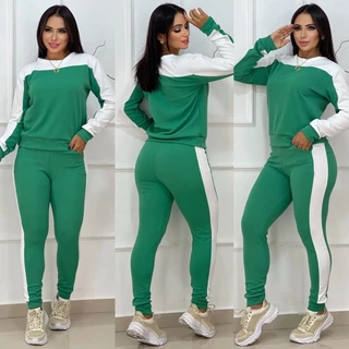 conjunto de crepe moda feminina, tamanho m,G,gg