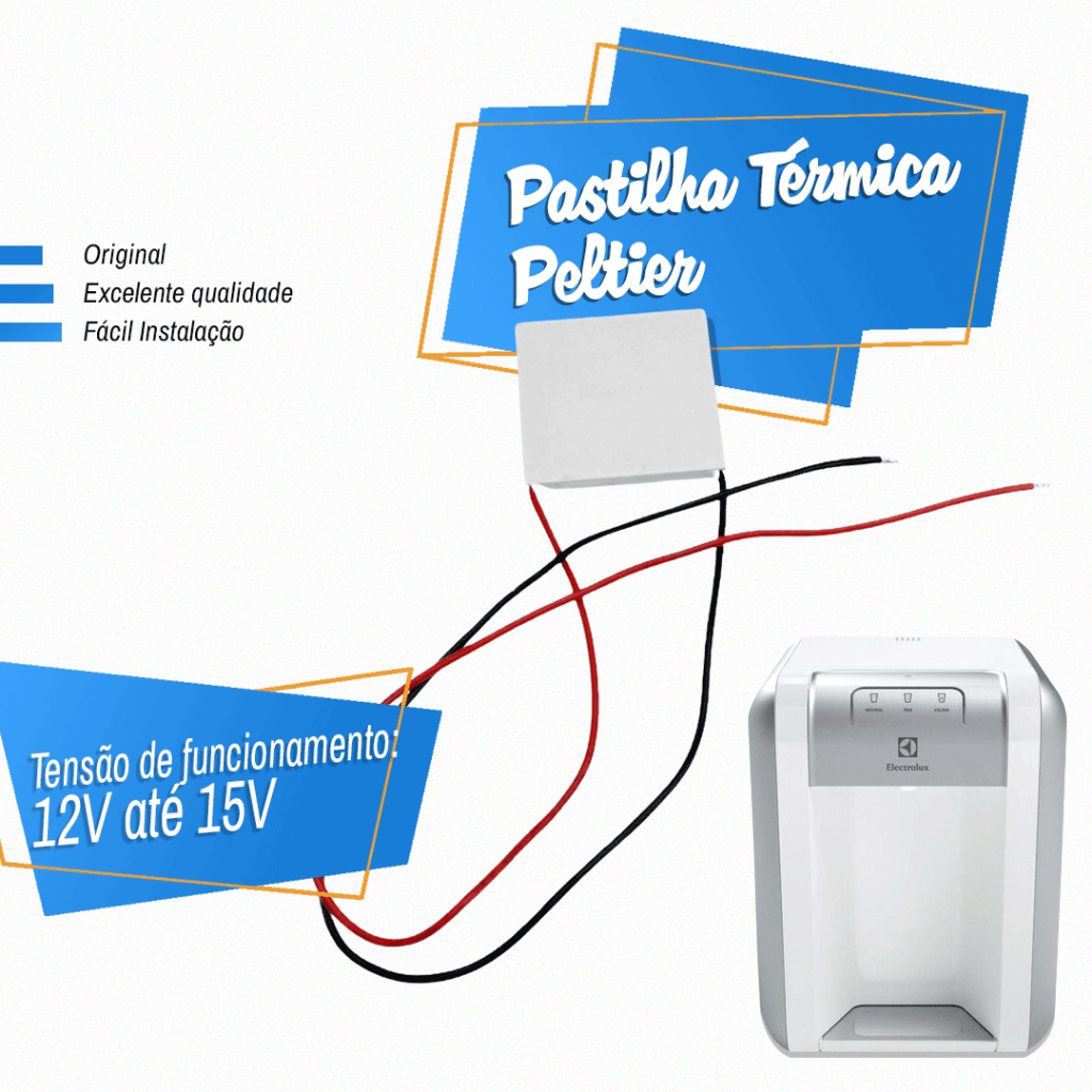 Pastilha Térmica Peltier Purificador Bebedouro