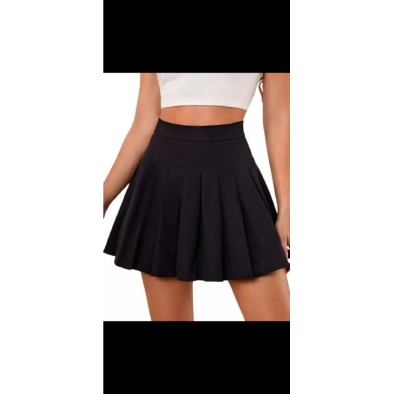 Saia Plissada Pregueada Colegial Cosplays Coquette kpop moda de Seul