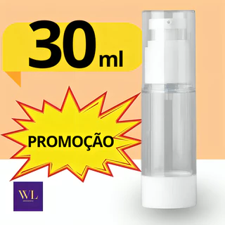 Kit 1/2/3 Frascos 30ML Recarregáveis - Mini Frascos de Perfume Vácuo de Vidro/Plástico Com Válvula Pump Transparente em Oferta na Shopee