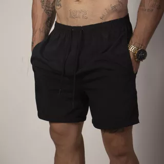 Short Liso Treino Corrida Academia Praia Mauricinho Tactel