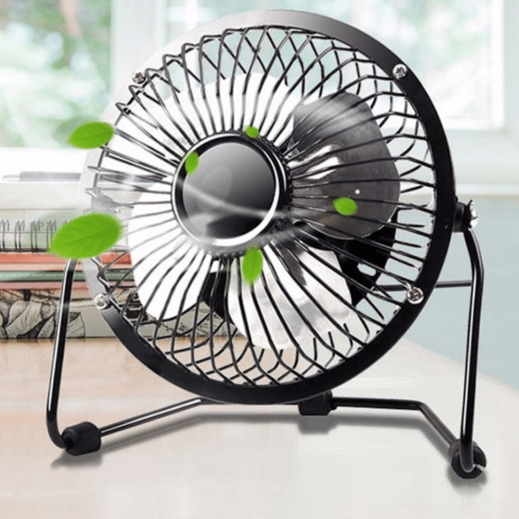 Mini Ventilador Usb De Mesa Premium Potente E Silencioso