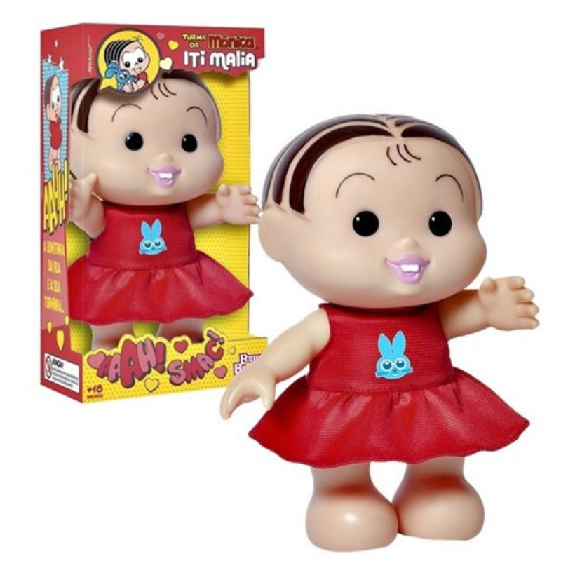 BONECA MÔNICA ITI MALIA ORIGINAL TURMA DA MÔNICA