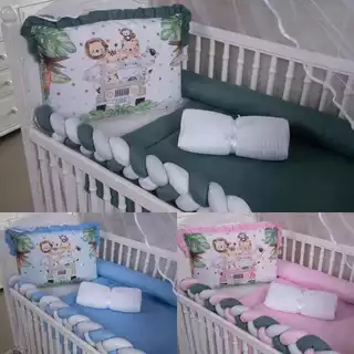 Kit para Berço menino/menina Safári Padrão Americano New