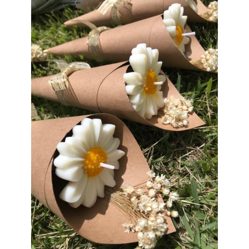 Buquêzinho de vela de margarida 🌼